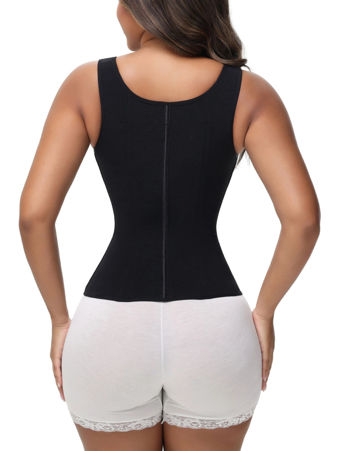 Extreme Latex Corset Waist Vest With Bra